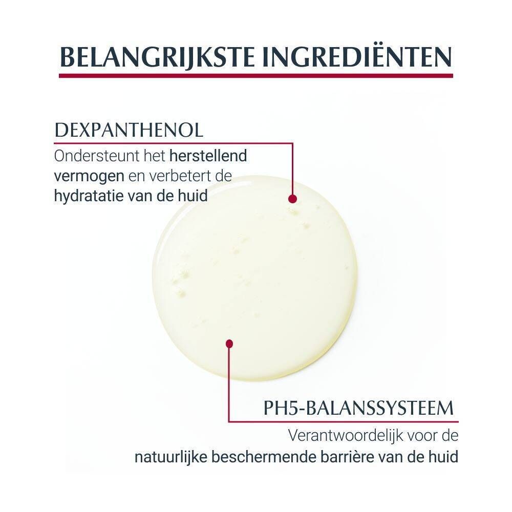 Close-up: Ingrediënten. Dexpanthenol, pH5 Balance System.