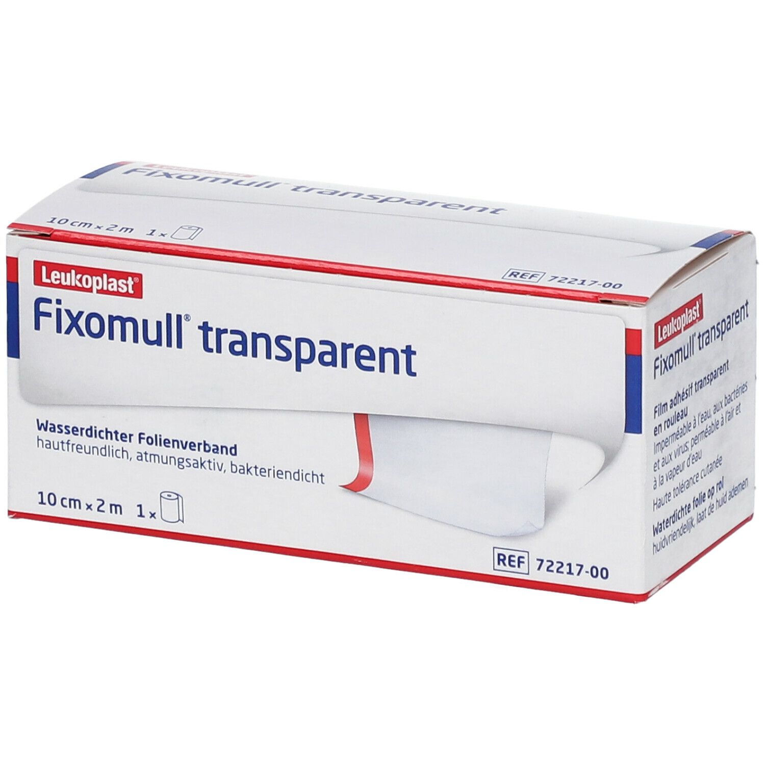 Fixomull® Transparant Film de Fixation Transparant Imperméable 10 cm x 2 m