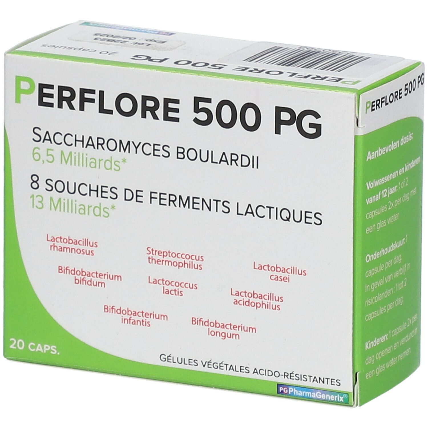 Pharmagenerix Periflore 500 PG
