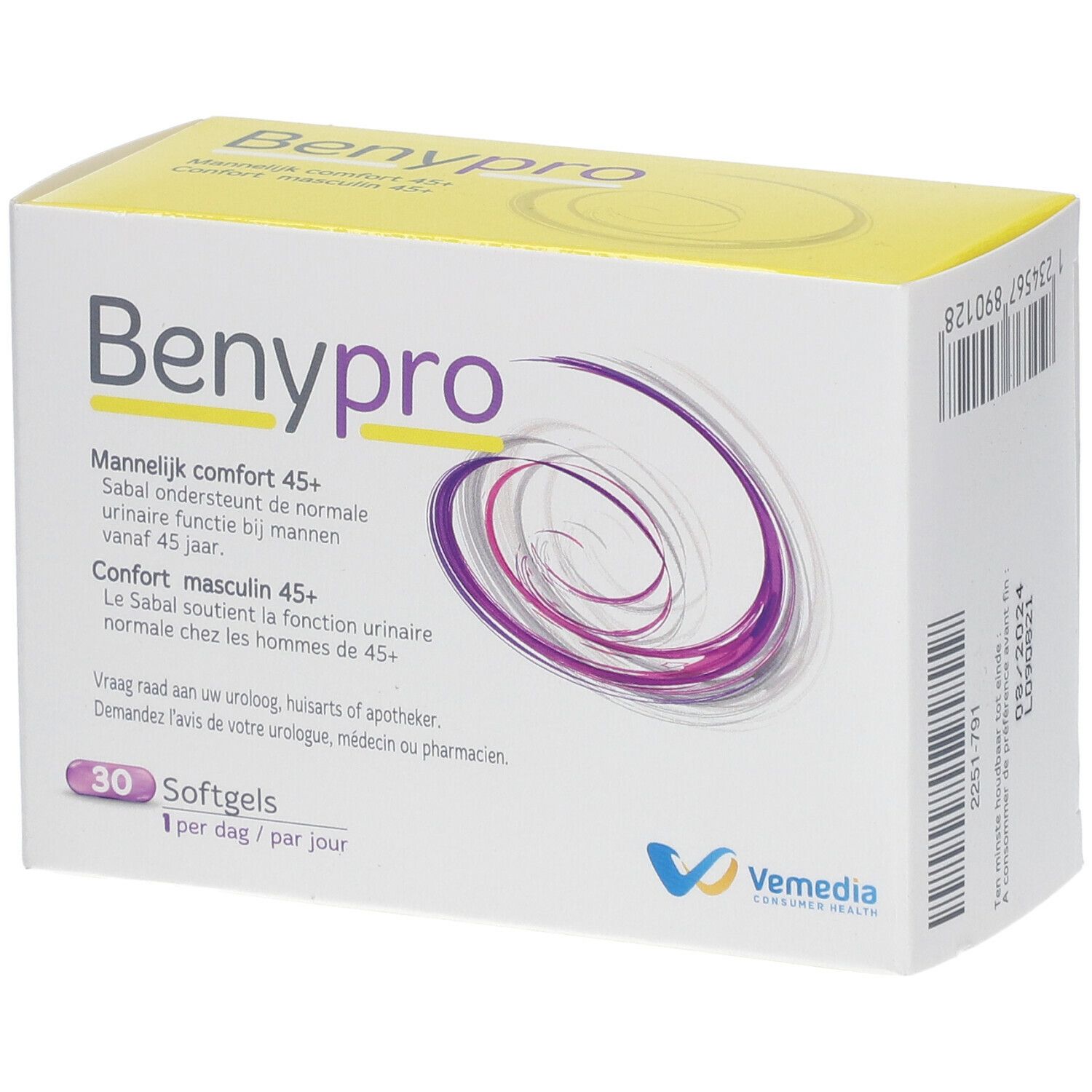 Benypro Confort masculin 45+