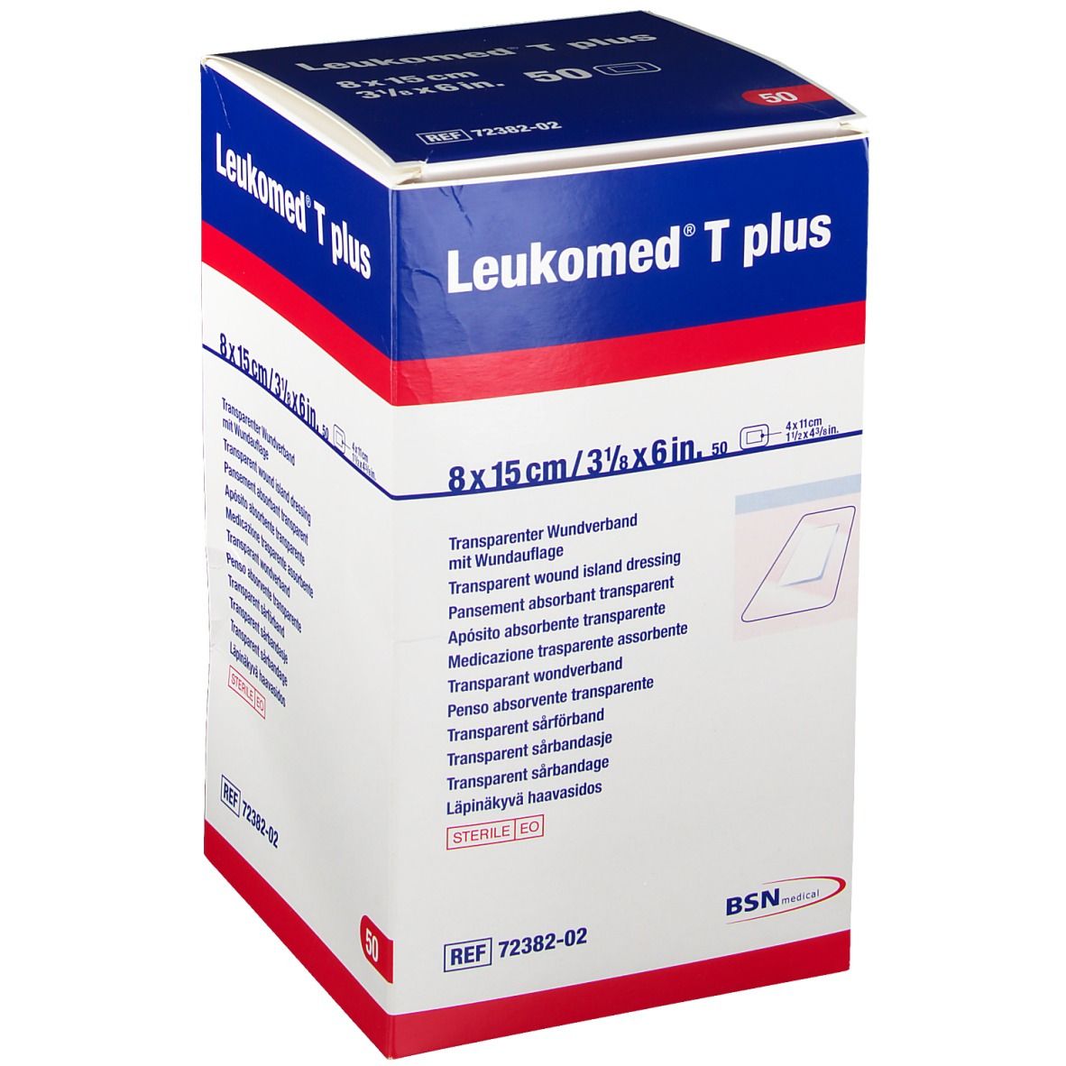 Leukomed® T Plus Pansement Stérile 8 x 15 cm