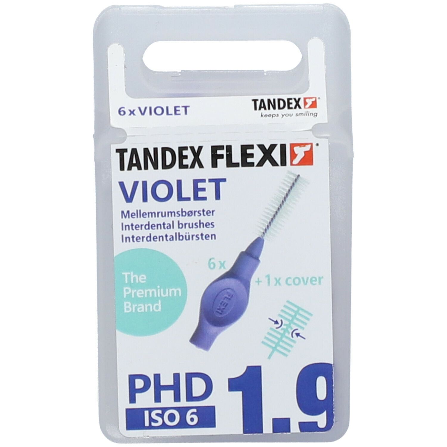 Flexi brossettes interdentaires violet médium 8 mm