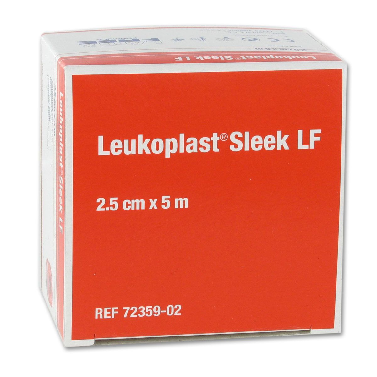 Leukoplast Sleek Flaque+Fourreau 2,50Cmx5m