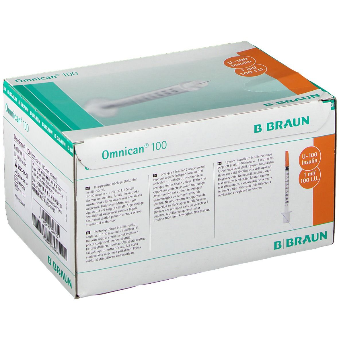 Braun Omnican 100 0.3 X 8Mm 100 Pc(s) - Shop-apotheke.ch