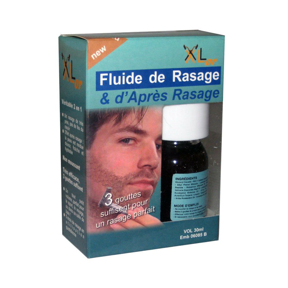 Xlor Fluide de Rasage & d'Après-Rasage 2 en 1 Aloé Vera