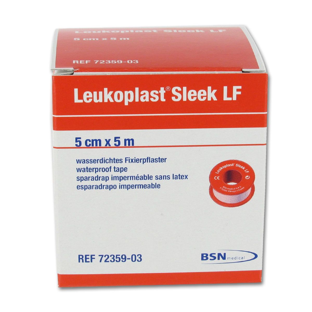 Leukoplast Sleek® LF Sparadrap 5 cm x 5m