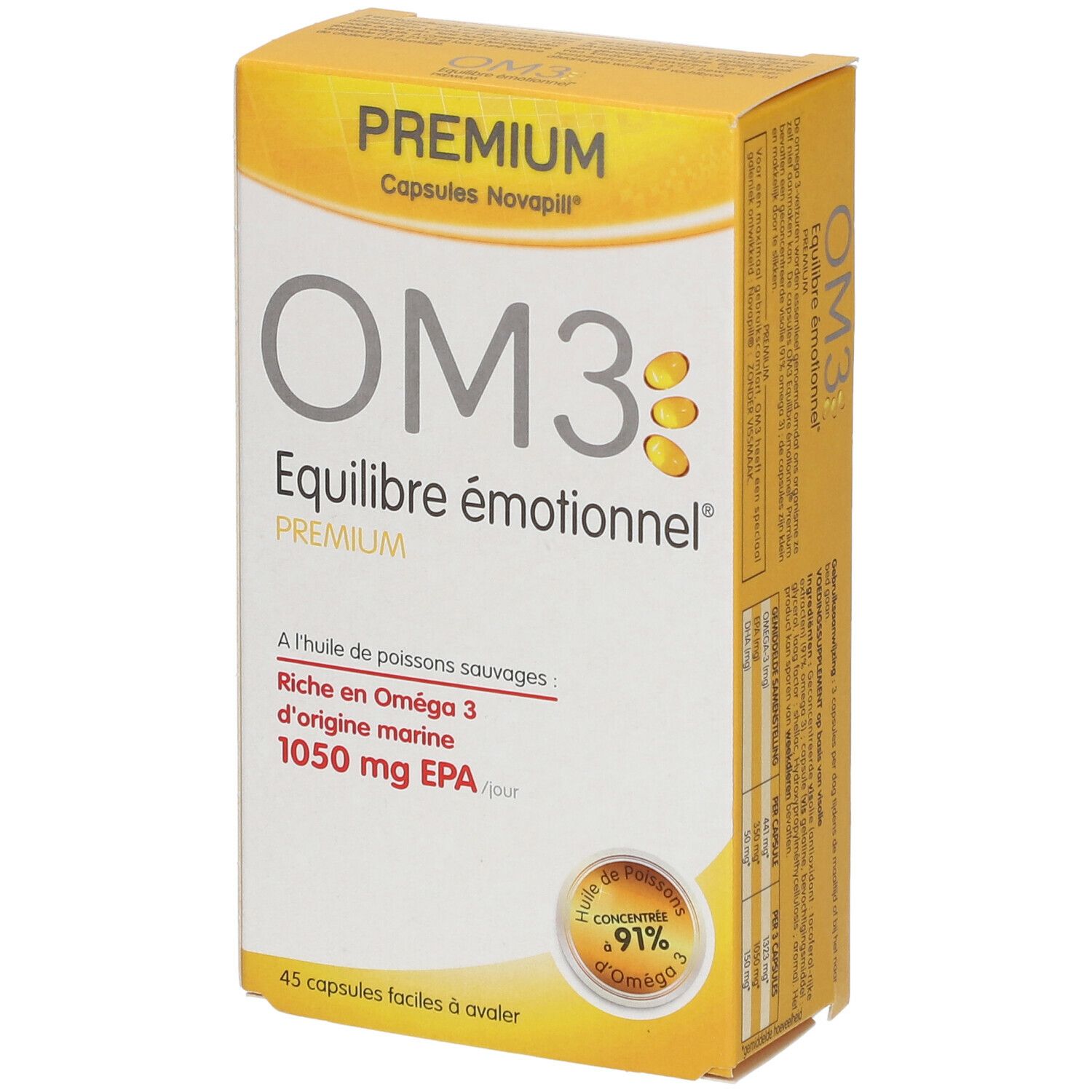Premium Novapill® OM3 Equilibre émotionnel®