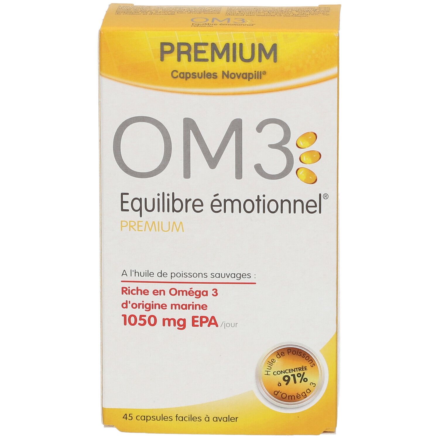 Premium Novapill® capsules OM3 Equilibre émotionnel®