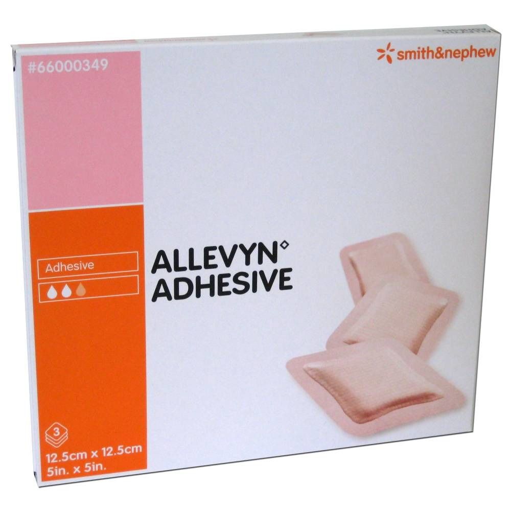 Allevyn Adhesive Medicazione Adesiva in Schiuma di Poliuretano 12,5x12,5 cm 3 Pezzi - Smith & Nephew - Immagine 11