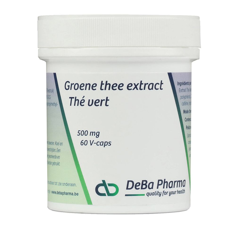 DeBa Pharma Groene Thee 500Mg 60 Capsules