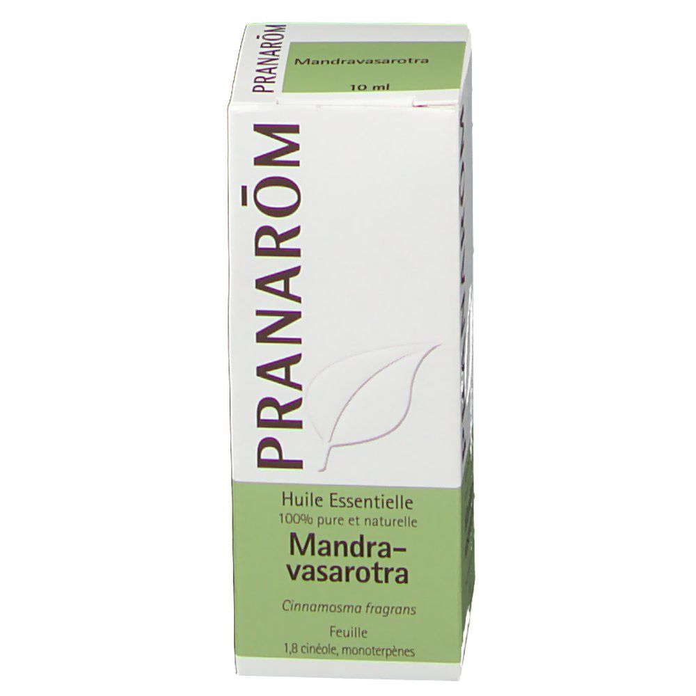 Emballage. Texte: PRANAROM, Mandravasarotra, 10 ml.