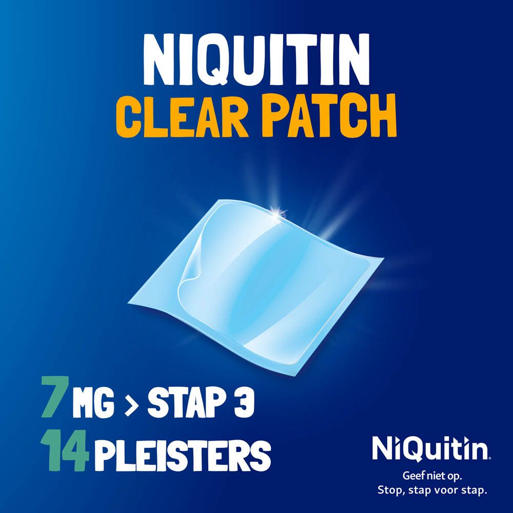 Transparante pleisters voor discreet gebruik. Aangebracht op een arm.