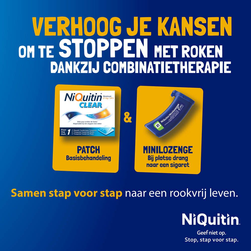 Ontwenningsverschijnselen van nicotine: Prikkelbaarheid, angst, onrust, slapeloosheid, eetlust.