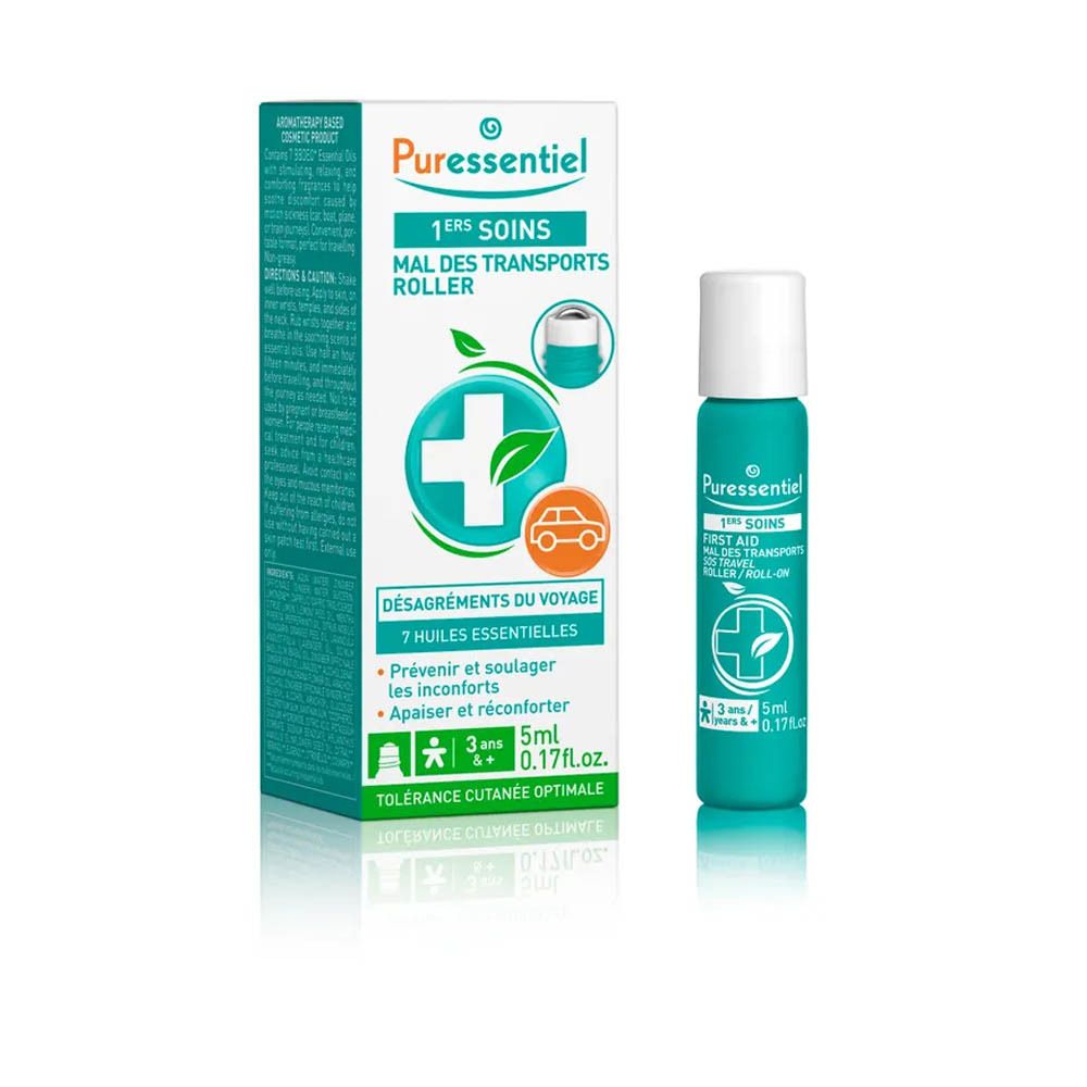 Productverpakking met fles en doos. Doos met productafbeelding en tekst. Fles met witte dop.