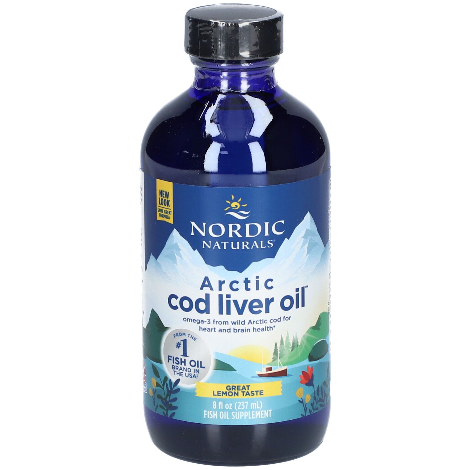 Nordic Naturals® Arctic™ Lebertran Öl mit Zitronengeschmack