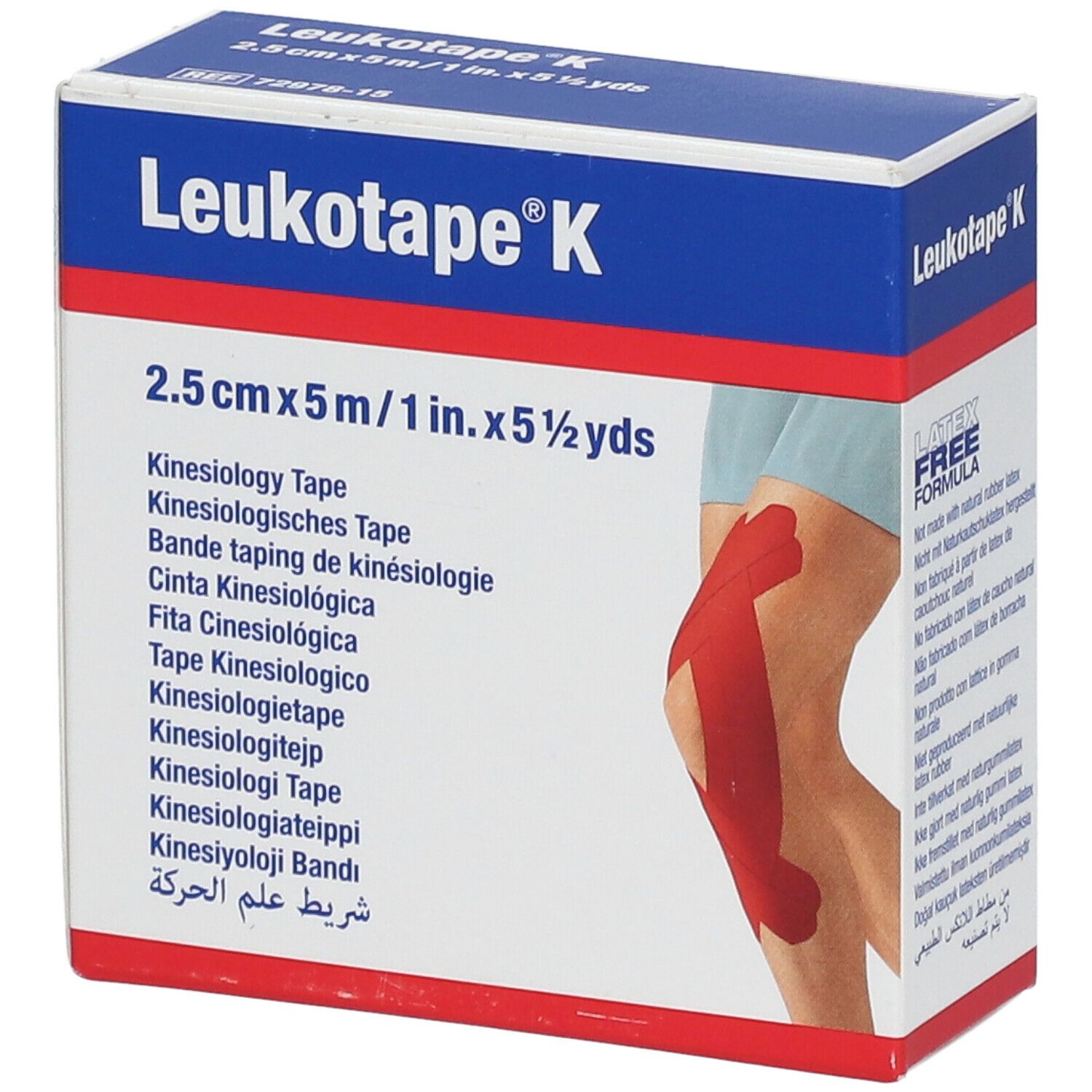 Leukotape® K Rouge 5 cm x 5 m