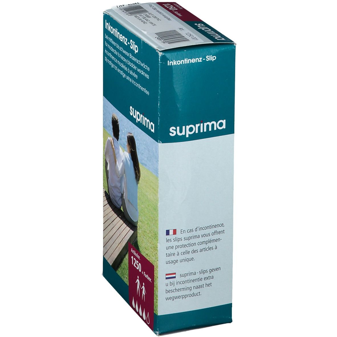 Suprima Inkontinenzhose 250 Gr. M weiß