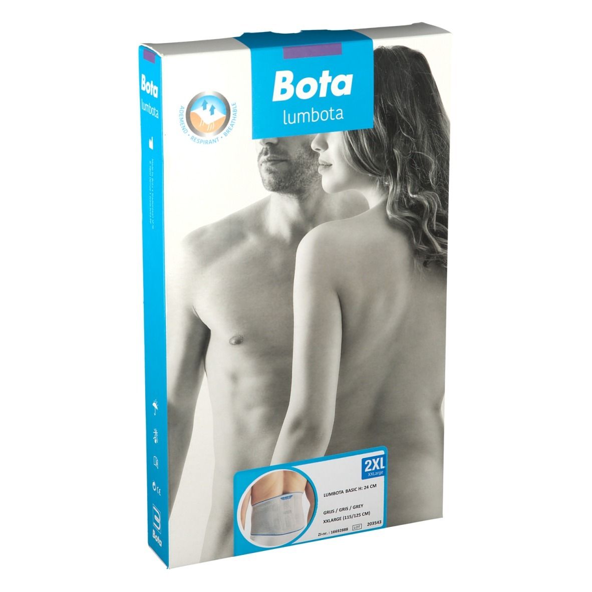 Bota Lumbota Basic Gris H: 24 cm Taille XXL