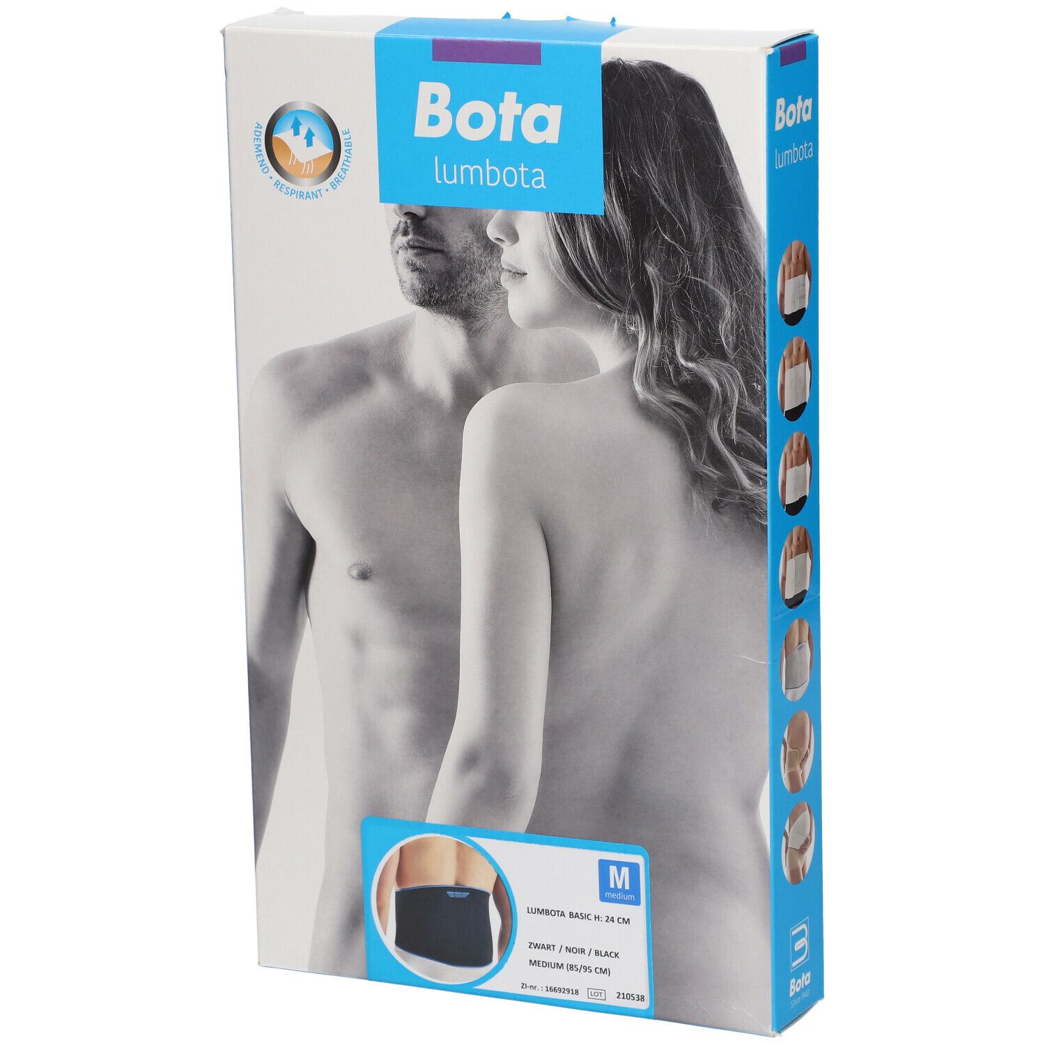 Bota Lumbota Basic Noir H: 24 cm Taille M