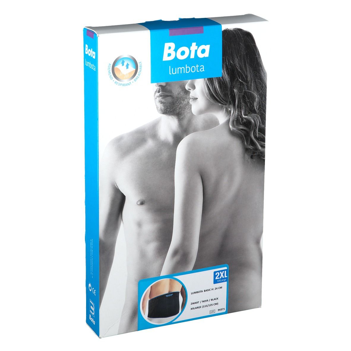 Bota Lumbota Basic Noir H: 24 cm Taille XXL