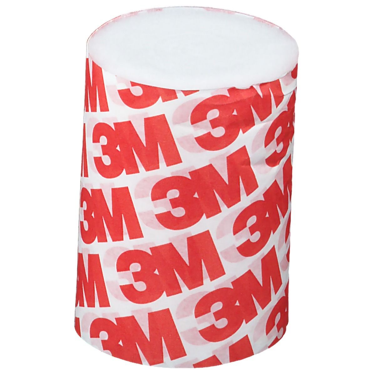 Rouleau cylindrique de rembourrage blanc. L'emballage porte le logo rouge "3M".