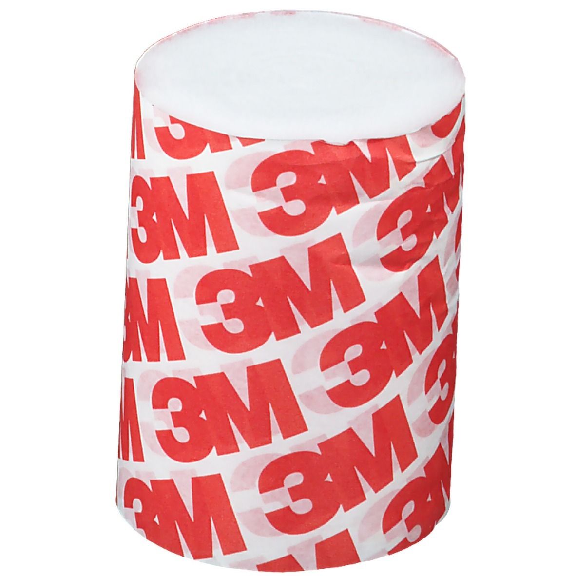 Rouleau cylindrique de rembourrage blanc. L'emballage porte le logo rouge "3M".
