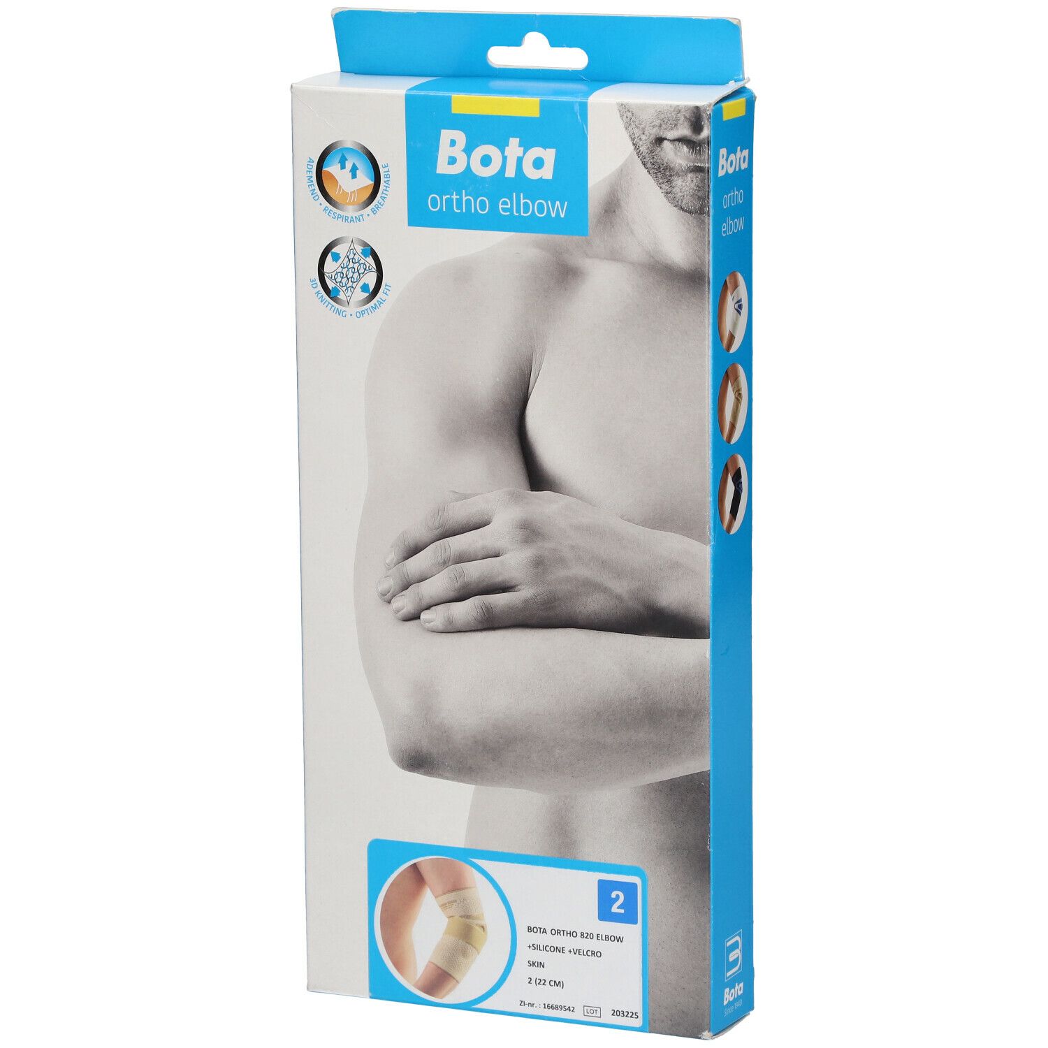 Bota Ortho Elbow 820 + Silicone + Velcro Skin Taille 2