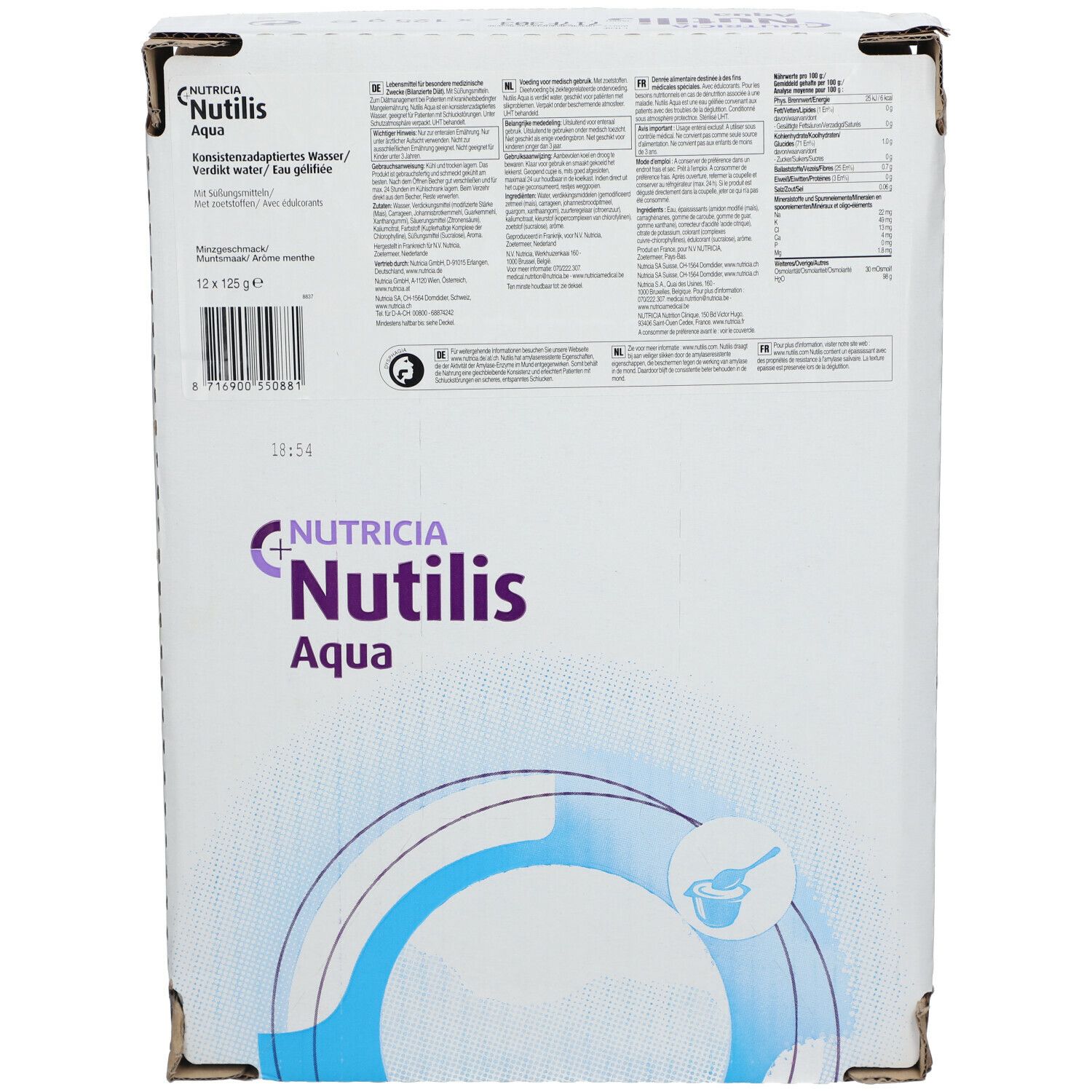 Nutilis Aqua Muntsmaak 1500