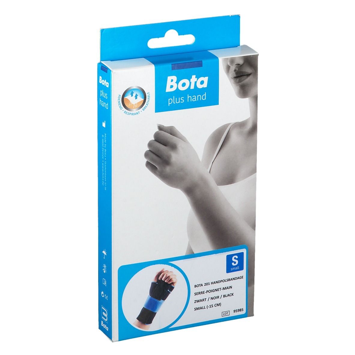 Bota Serre-poignet-main 201 Noir S