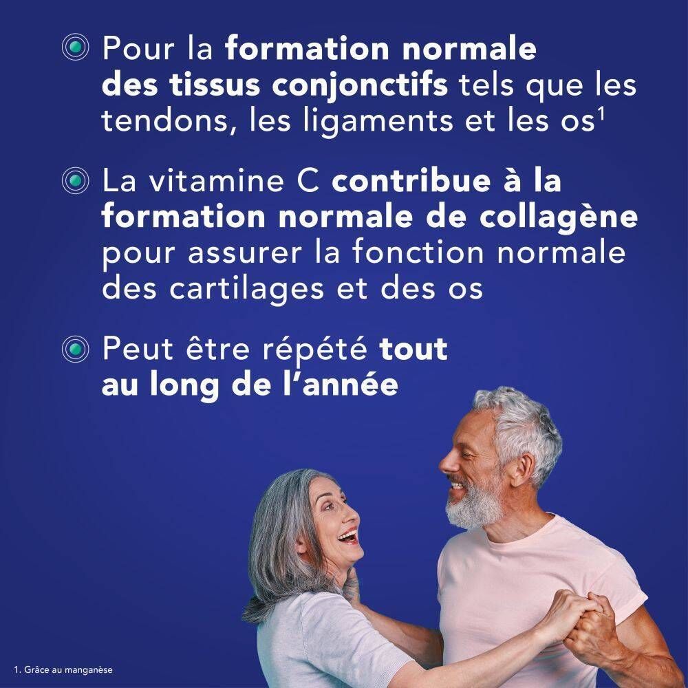 Boîte Osteoplus Tendo Active. 30 gélules. Texte: Formation normale des tissus conjonctifs.