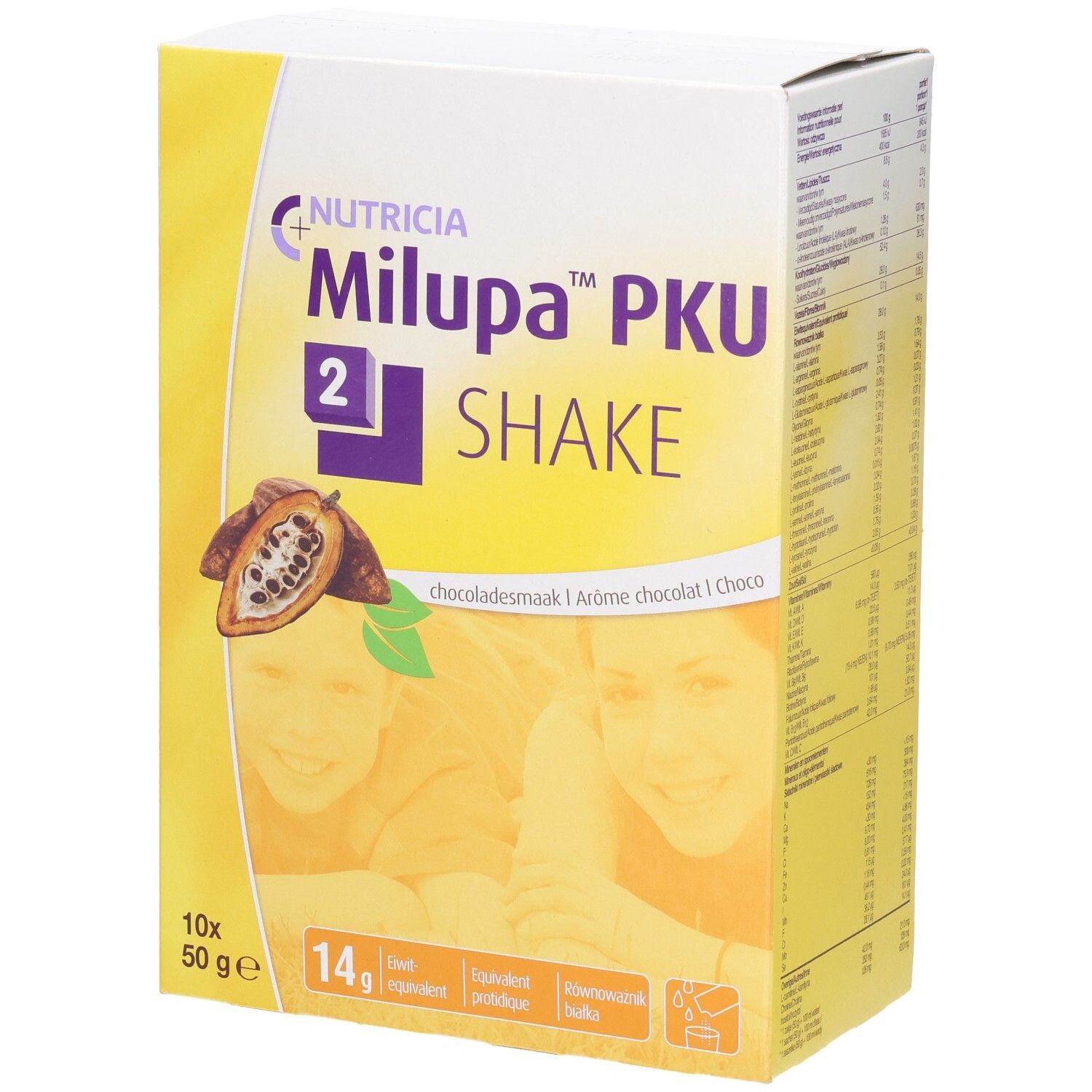 PKU2 shake choco 50 gram 500 Poeder