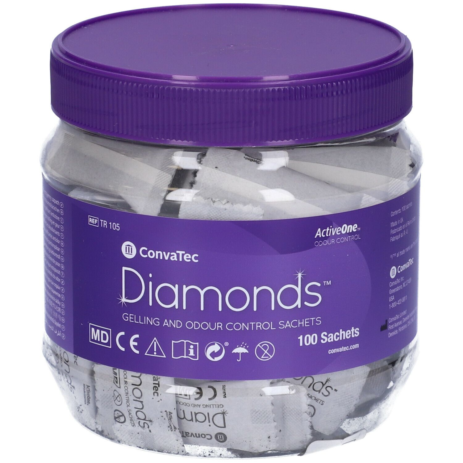 ConvaTec® Diamonds™ Absorbeurs d'odeurs et super-absorbants