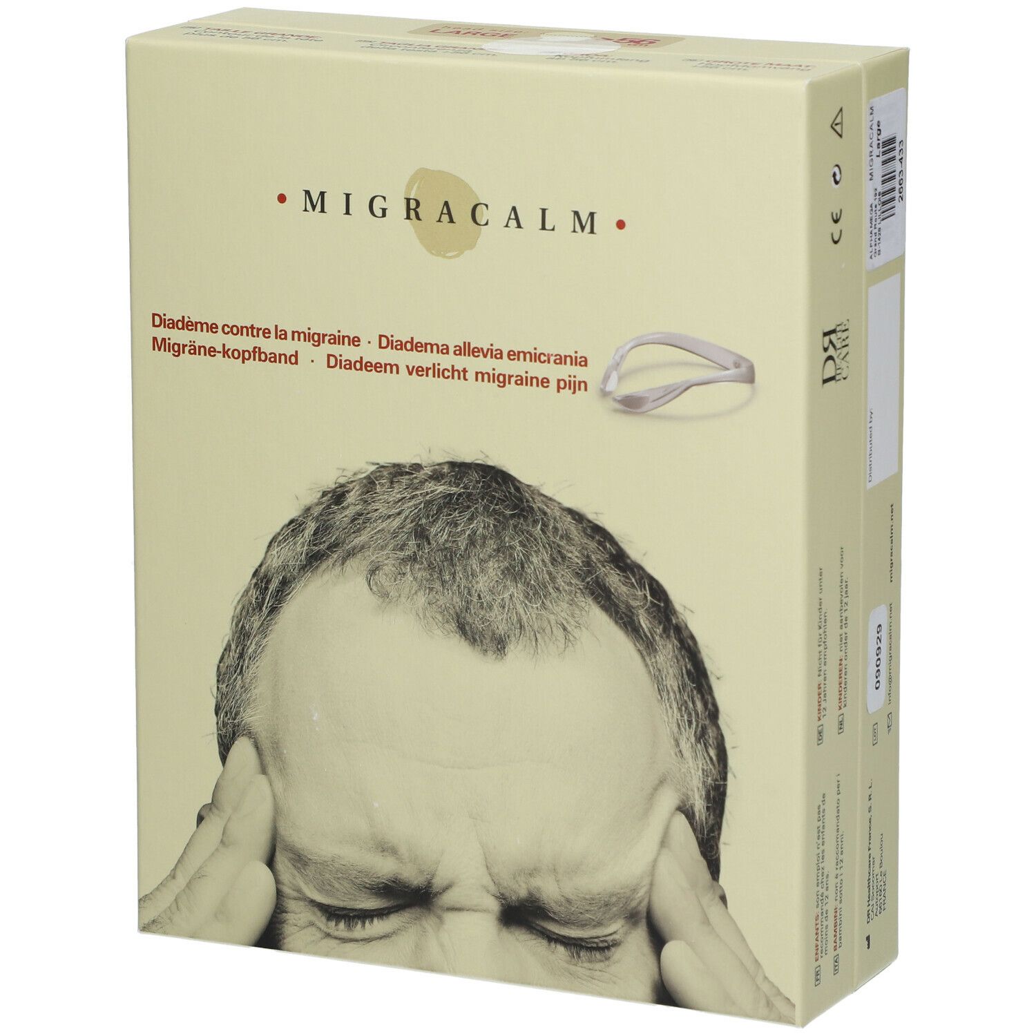 Migracalm® Diadème contre la Migraine Taille L