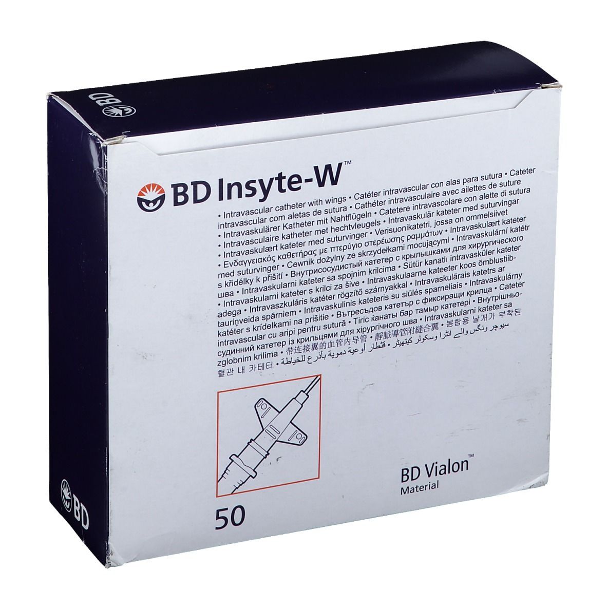 BD Insyte-W™ Cathéter 20 G 1 1/4' 1,1 x 30 mm