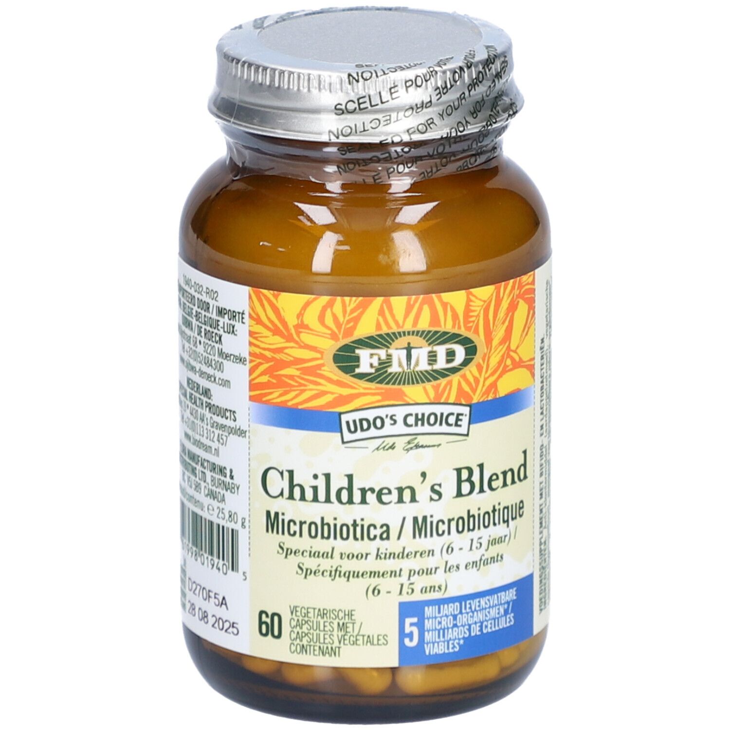 Udo's Choice Kindermischung Mikrobiotika 60 Gemüsekapseln