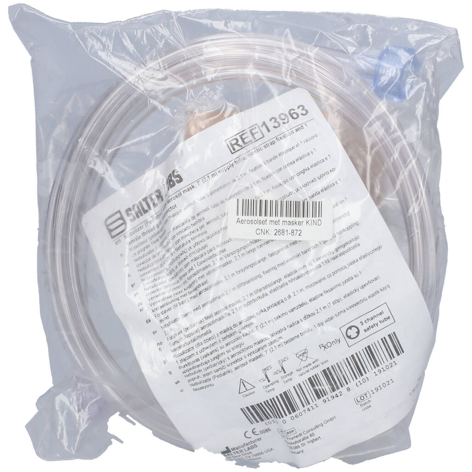 Set Nebulisation Avec Masque Enfant Henrotech