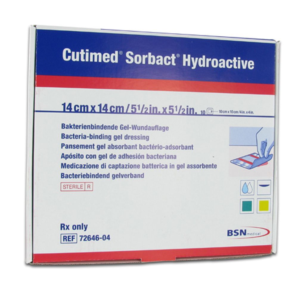 Cutimed Sorbact Hydro 14cm x 14cm