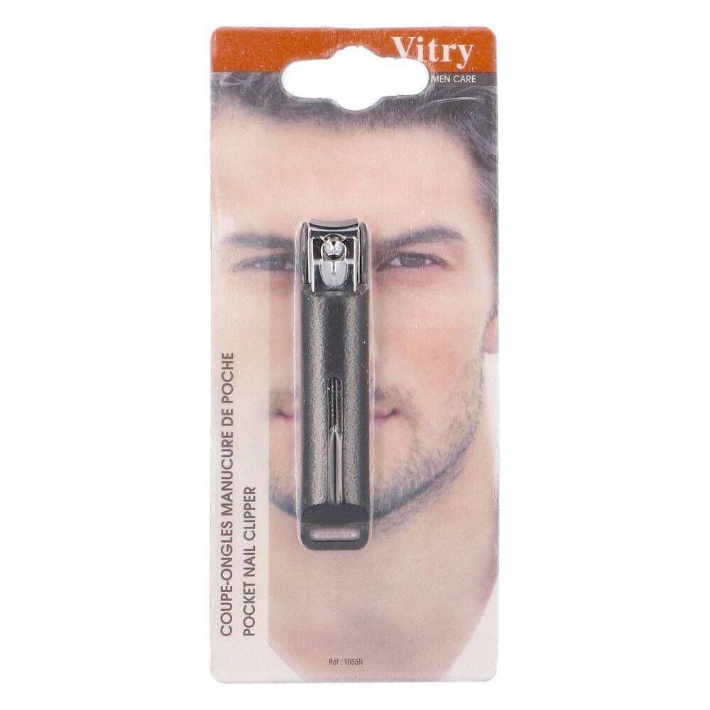 Vitry Nagelknipper im Blisterpack mit Abbildung eines Mannes.