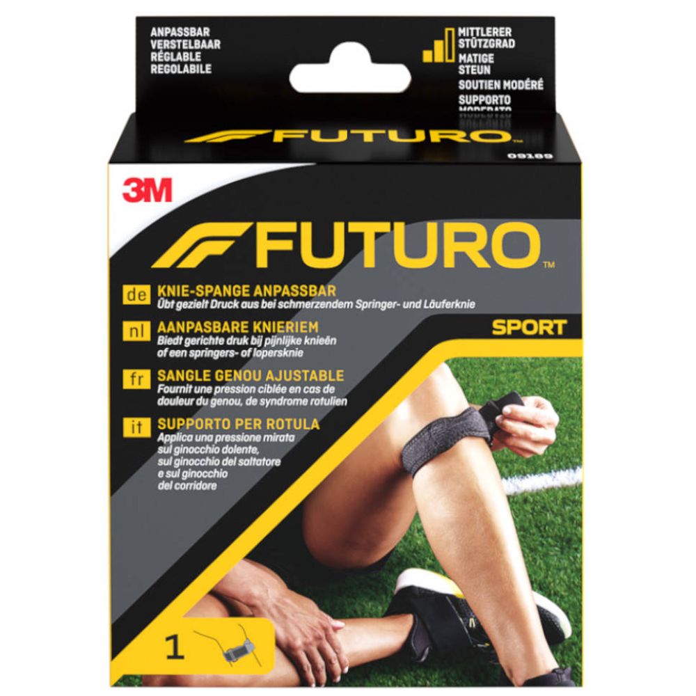 3M™ Futuro™ Sport Sangle Genou Ajustable, Réglable