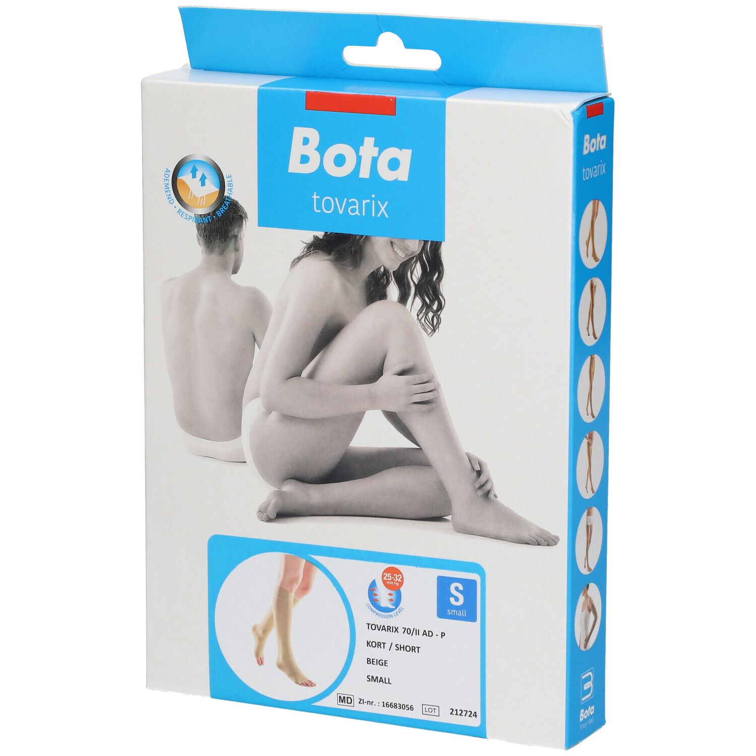 Bota Tovarix 70/Ii Bas jarret AD -P Court Beige Small