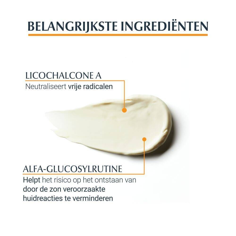 Productmonster. Ingrediënten: Licochalcone A, Alfa-glucosylrutine. Tekst.
