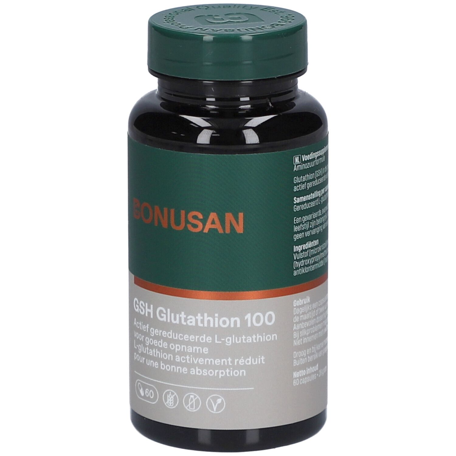 bonusan glutathion GSH 100 mg 60 St Glutathione Reconstitution: 1500mg +