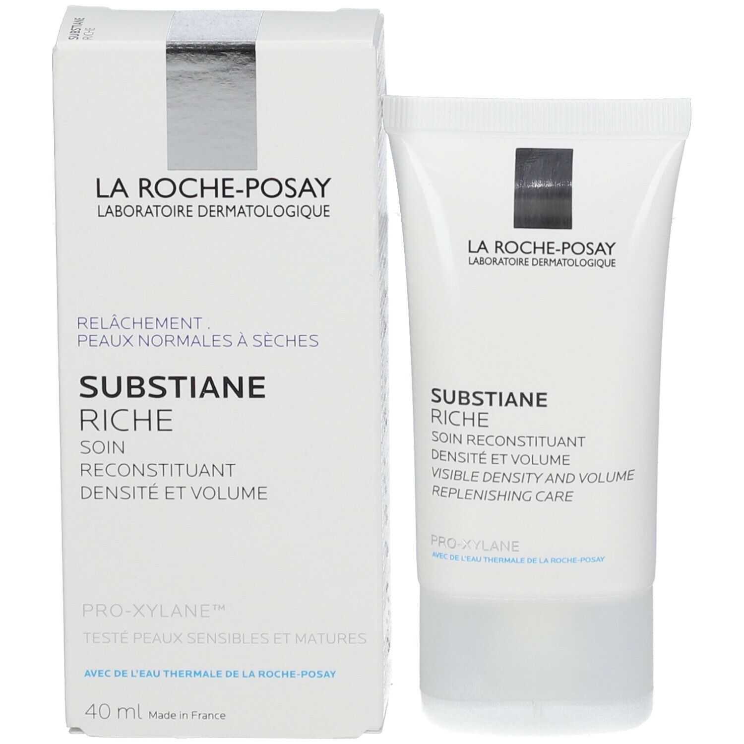 Product en verpakking. La Roche-Posay. Substiane Riche. 40ml. Pro-Xylane.