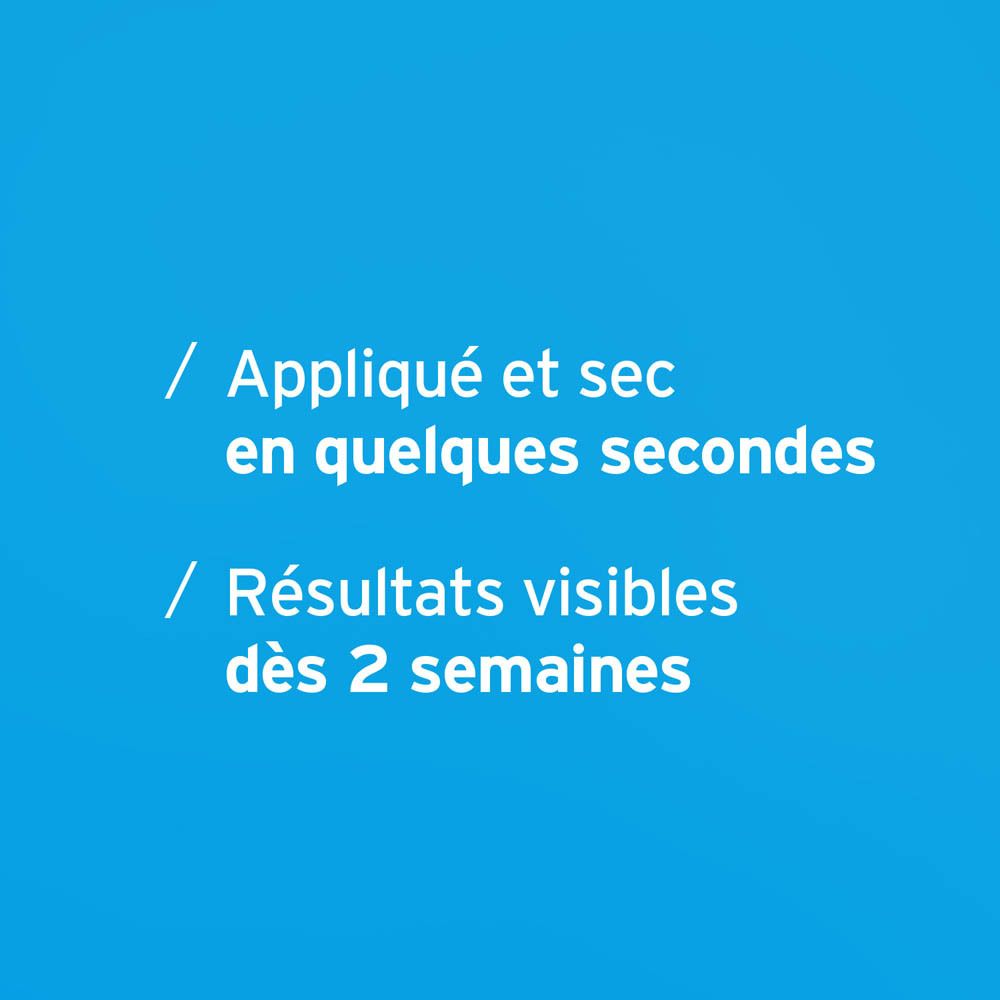 excilor® Precision Nail Pen et emballage. Flacon bleu avec applicateur blanc. Inscription: excilor®.