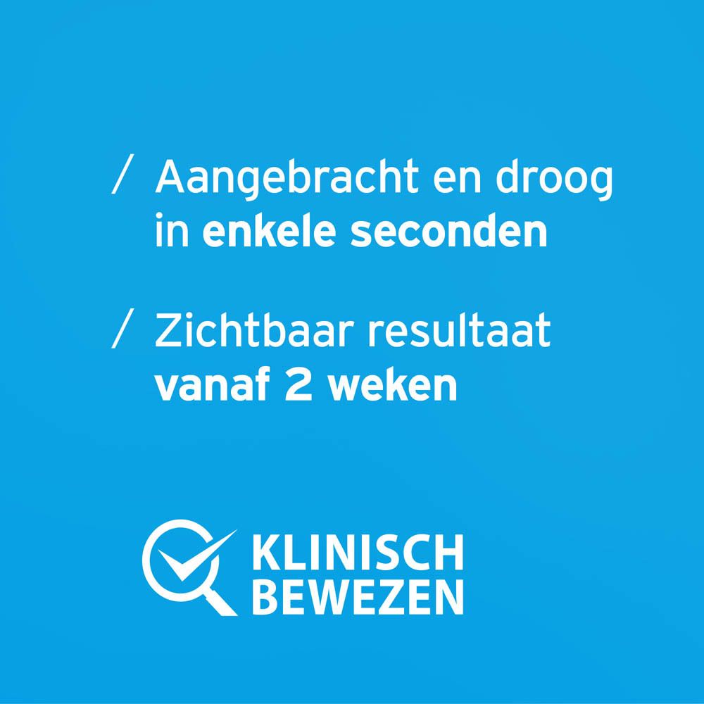 excilor® Precision Nail Pen en verpakking. Blauwe fles met witte applicator. Opschrift: excilor®.