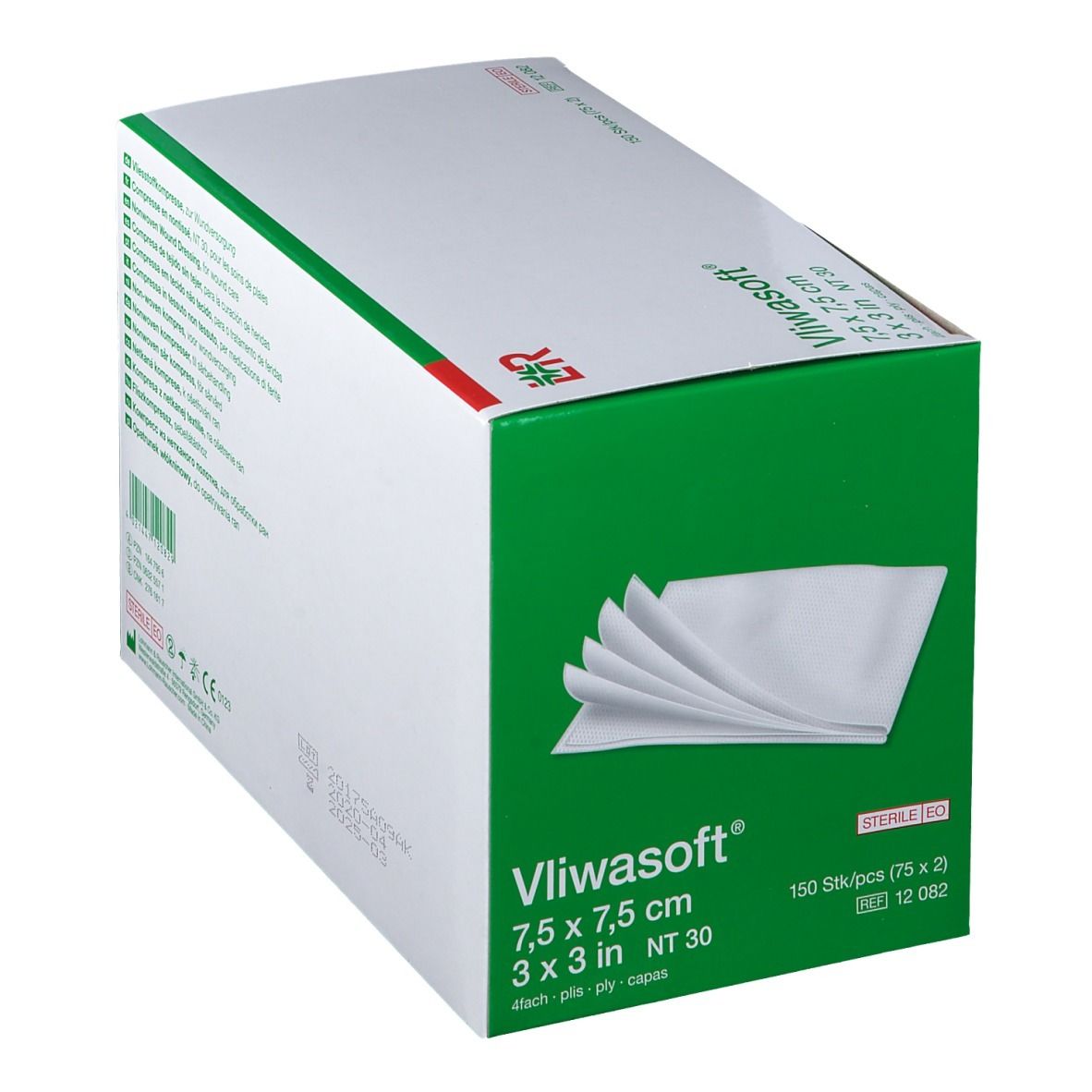 Vliwasoft® Vliesstoffkompresse 7,5 X 7,5 Cm 150 St - Shop-apotheke.ch