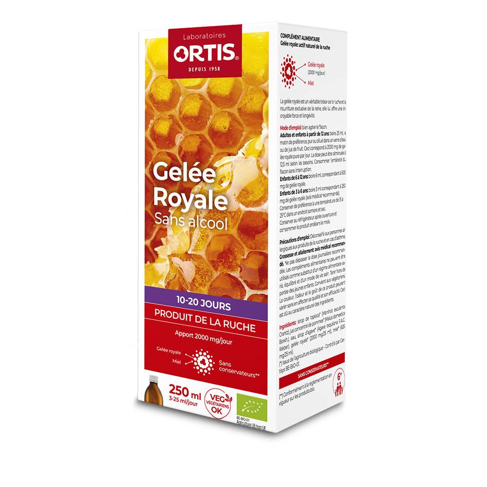 Ortis® Koninginnenbrij Bio Zonder Alcohol 250 Oplossing