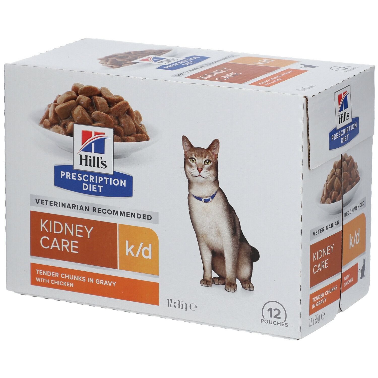 Hills KD Feline Prescription Kip 2011599 12x85 g Futter