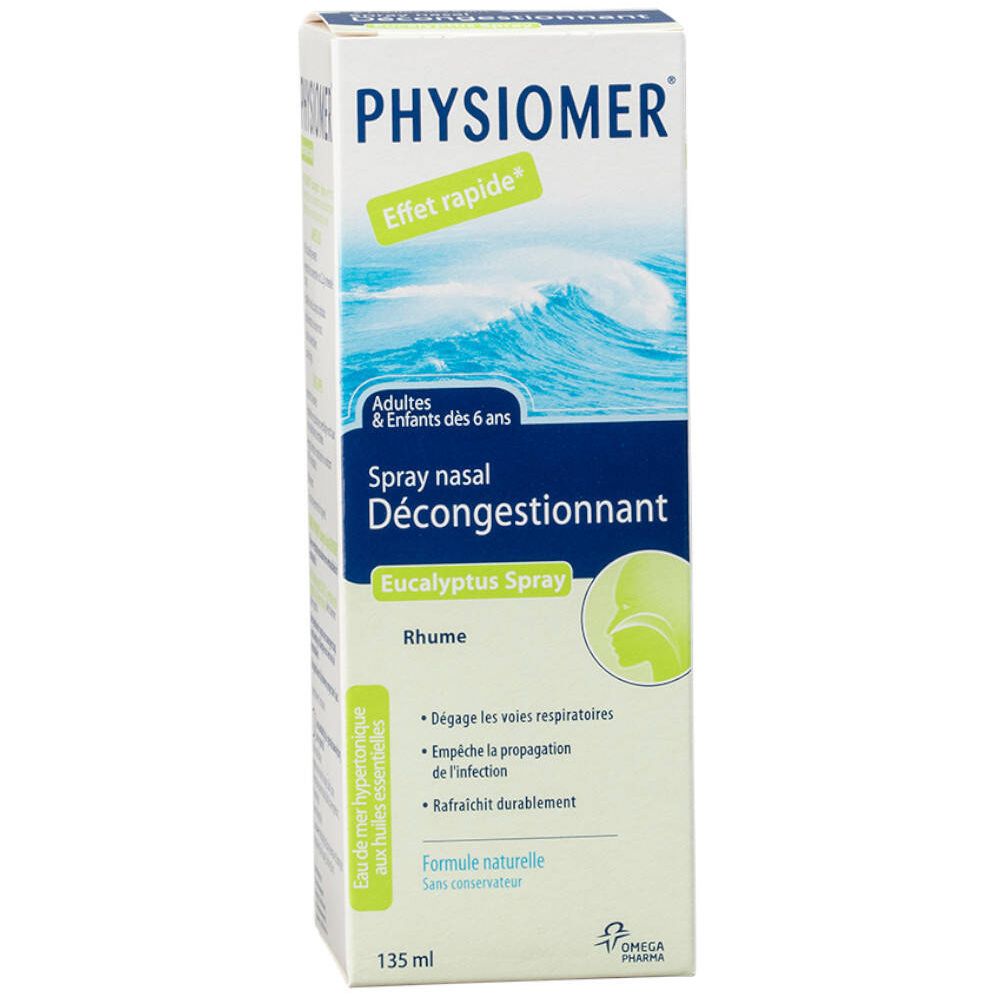 Physiomer Eucalyptus, Spray nasal Décongestionnant