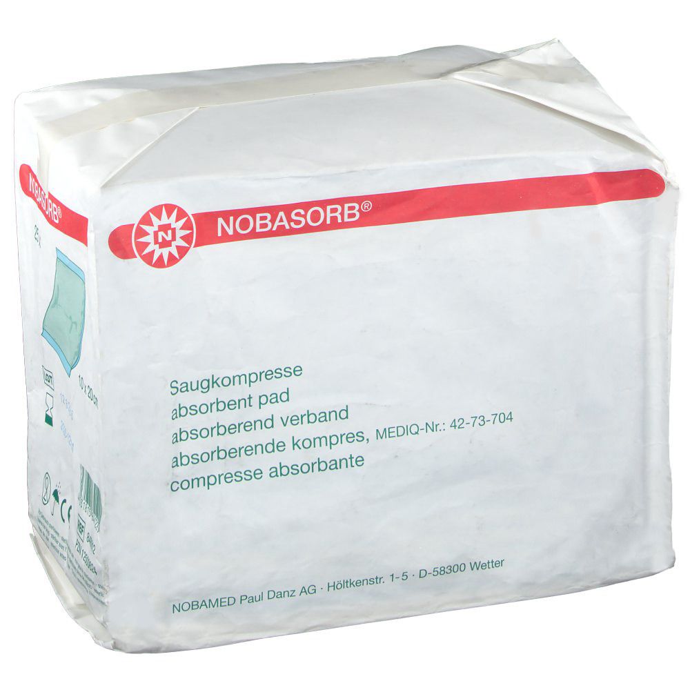 Nobasorb® Compresse absorbante non stérile 10 x 20 cm